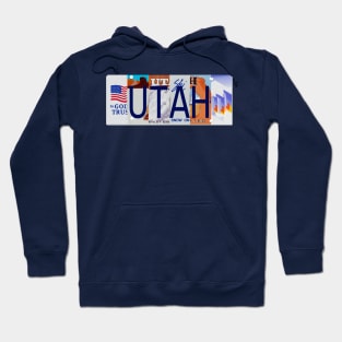 Utah License Plates Hoodie